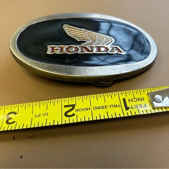 Vintage Honda Motorcycle Belt Buckle, Unisex removable, original condition - Picture 2 of 5